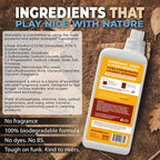 Laundry Detergent 62 Load/37.7 FlOz. 'Amberwood & Citrus' Liquid Detergent- - Image 4