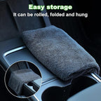 JOYMOOP Microfiber Towels for Cars, Dark Gray Reusable Car Towel, Quick Drying - Image 8