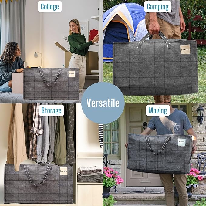 VENO 10 Pack Moving and Storage Bags, Heavy Duty, Alternative to Moving Boxes - Image 7