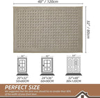 BEQHAUSE Waffle Door Mats Indoor 32"x48", Dog Mat - Image 2