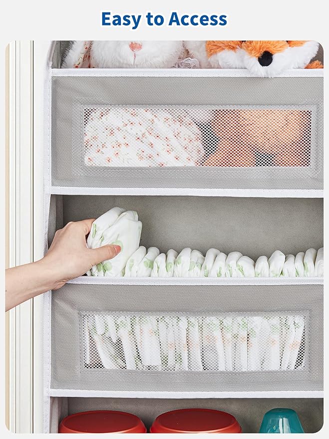 JARLINK Over The Door Organizer, 5 Shelf Door Hanging Organizer - Image 9