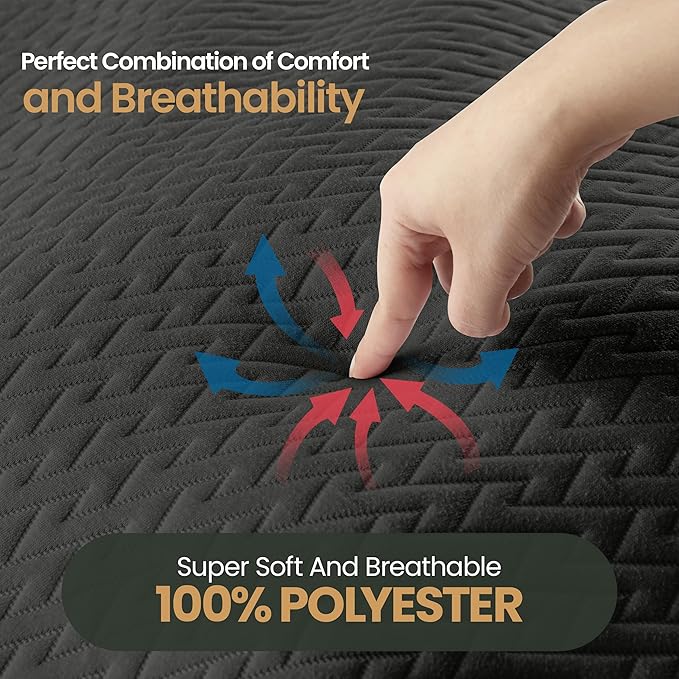 Utopia Bedding Waterproof Mattress Protector Full Size, Premium 3D Air Soft - Image 4