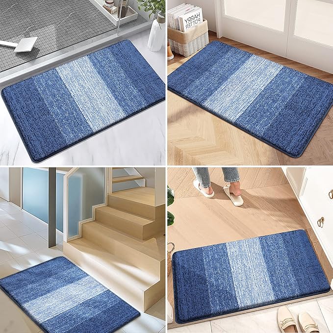 Kitinjoy Indoor Outdoor Door Mat, 47x24 Non-Slip Absorbent Dirt Trapper - Image 6