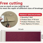 Linen Repair Tape 4x70 Inch Self-Adhesive Couch Patch Repair Fabric Patch - Image 2