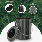 Utopia Kitchen Compost Bin for Kitchen Countertop, 1.3 Gallon Compost Bucket - Image 5