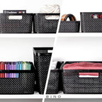 BINO | Woven Plastic Basket | Large, Space - Image 4