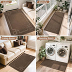 BEQHAUSE Door Mat 24" x 60", Non-Slip Door Mats Indoor Entryway Rugs Washable - Image 8