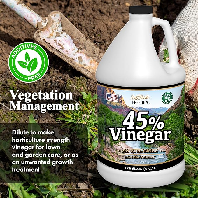 Nature's Freedom 45% Concentrated Vinegar, 1 Gallon - Image 7