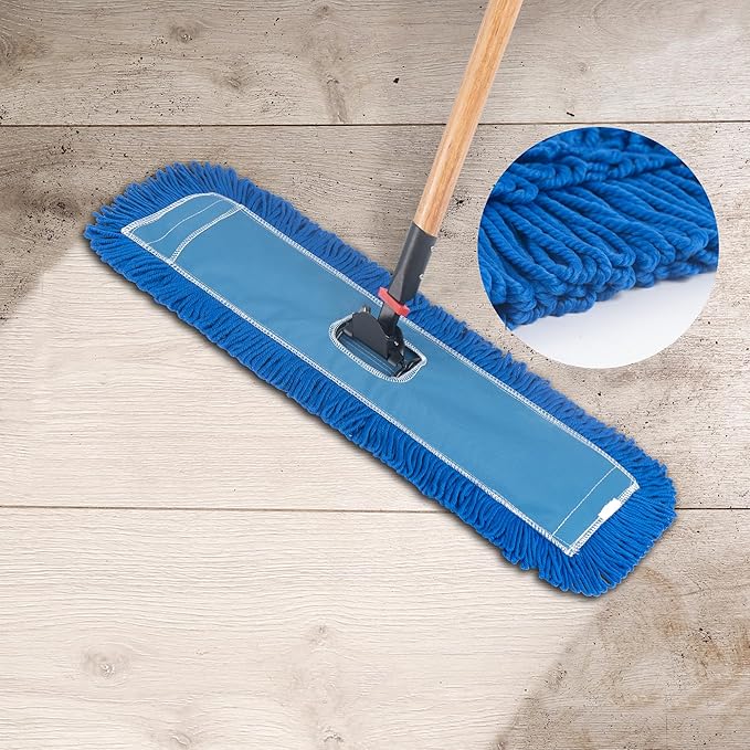 Matthew 36'' Microfiber Loop Dust Mop Washable Commercial&Residential Heavy - Image 7