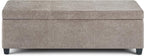 SIMPLIHOME Avalon 48 inch Wide Contemporary Rectangle Storage Ottoman Bench in - Image 6