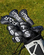 Big Teeth Golf Club Covers Full Set Driver Headcover Fairway Wood Hybrid Golf - Image 3