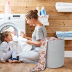 Cotton Rope Laundry Basket Hamper - Image 4