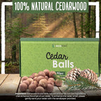 ecoKiwi Cedar Balls for Clothes Storage 40 Pack - Image 2