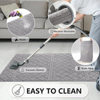 REFETONE Indoor Doormat, Front Back Door Mat 32"x48" Absorbent Rubber Backing - Image 6