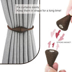 6 Pack Magnetic Curtain Tiebacks Rope Modern Handmade Curtain Tie Backs - Image 2