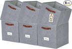 DECOMOMO Storage Cubes, Fabric Organizer Bins by DECOMOMO