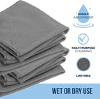 GREEN LIFESTYLE Chamois Cloth, Microfiber Cleaning Cloth 50 Pack, Borderless - Image 4
