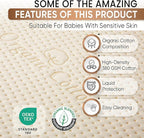 Crib Luxury Organic Cotton Mattress Protector - Image 6
