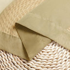 Chyhomenyc Gold Sheer Curtains 30 inch Length 2 Panels, Light Filtering Voile - Image 6