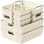 Baskets For Organizing Set Of 9 Cream by Neaterize