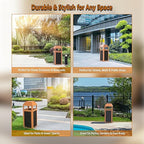 Commercial Metal Outdoor Trash Can - Image 8