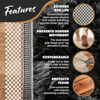 Nevlers 2 Ft x 3 Ft Rug Gripper Pad | Non Slip Rug Pads - Image 2
