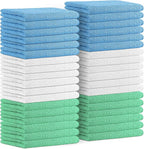 Avalon Towels Microfiber Cleaning Cloths Value Pack of 36 Size 16" x 16" by AvalonTowels