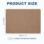 PATIKIL 8x11 Inch Linen Repair Patches - Image 2