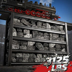 3125LBS Storage Shelves, 60.1" W Garage Shelving Heavy Duty, Adjustable Metal - Image 3