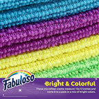 Fabuloso Microfiber Cleaning Cloths, Rainbow - Image 3