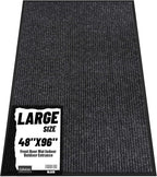 Front Door Mat Indoor Outdoor Entrance, TPR Backing Non-Slip Doormats, Low by Unknown