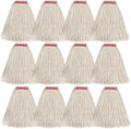 Matthew Cleaning 20oz 12Pack Cotton Mop Head Replacement, Looped-Open String by MATTHEWCLEANINGPRODUCTS