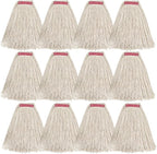 Matthew Cleaning 20oz 12Pack Cotton Mop Head Replacement, Looped-Open String by MATTHEWCLEANINGPRODUCTS