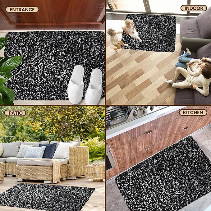 Premium Microfiber Indoor Door Mat – 24"x36" Washable Entry Mat, Waterproof - Image 7