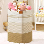 danpinera 100L Nursery Hamper, Tall Woven Laundry Basket by danpinera
