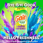 Gain Odor Defense In-wash Scent Booster, Super Fresh Blast scent, 21.1 OZ - Image 4