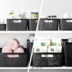 BINO | Woven Plastic Basket | Medium, Space - Image 5