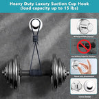 Suction Cup Hooks for Shower, Removable No Drill Towel Hooks, Upgraded 15 lbs - Image 4