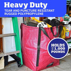 DURASACK Heavy Duty Home and Yard Bags 48-Gallon Reusable Self-Standing Lawn - Image 2