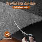 Felt Rug Pad, 9 x 12 Ft Rubber Non-Slip Rug Pad Gripper, Keep Rugs Secure and - Image 3