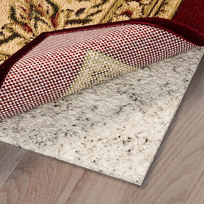 Ottomanson 2'7" x 12' Non-Slip Rug Pad Gripper 1/12 Inch Ultra Thin Dual by Ottomanson