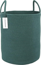 Cotton Rope Laundry Basket Hamper by XUANGUO