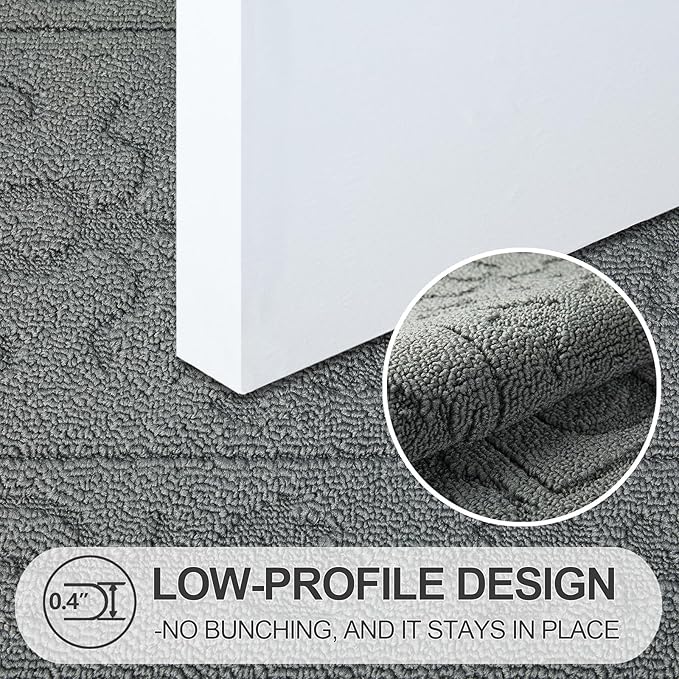 FONEYI Indoor Door Mat 36" x 59", Dirt Trapper Door Mats Non-Slip Entryway Rugs - Image 3