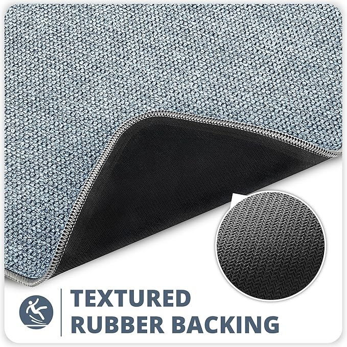 Bath Mat, Ultra Thin Bathroom Runner Rugs, Large Bath Mats - Image 4