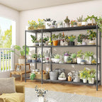 52.36''W Storage Shelves Metal Shelving Unit Load 1120LBS 4 Tier Wire Shelving - Image 9