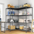 52.36''W Storage Shelves Metal Shelving Unit Load 1120LBS 4 Tier Wire Shelving - Image 6