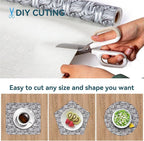 Cabinet Liners 5Rolls 18 x 96 Inch Wide Non Adhesive Kitchen Drawer Liner - Image 4