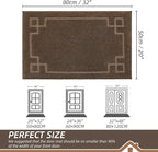 BEQHAUSE Door Mat 20" x 32", Non-Slip Door Mats Indoor Entryway Rugs Washable - Image 2