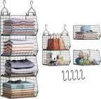 4 Tier Closet Hanging Organizer, Closet Organizers and Storage by X-cosrack