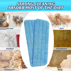 48 Pcs Microfiber Mop Pads Machine Washable Cleaning Flat Mop Head Replacement - Image 4